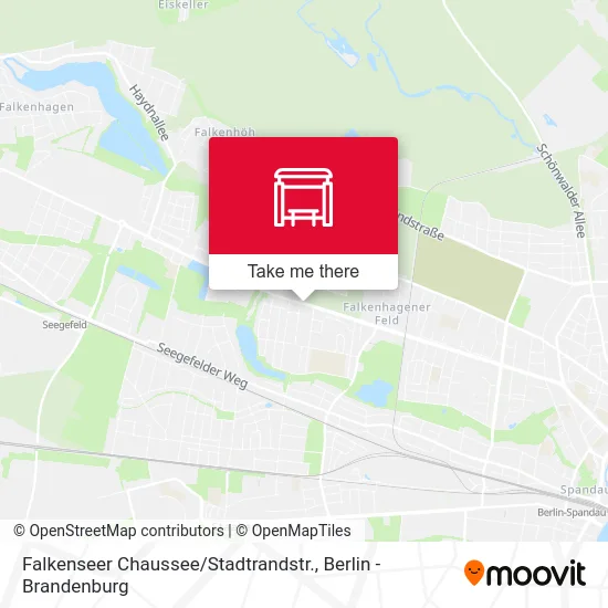 Falkenseer Chaussee / Stadtrandstr. map
