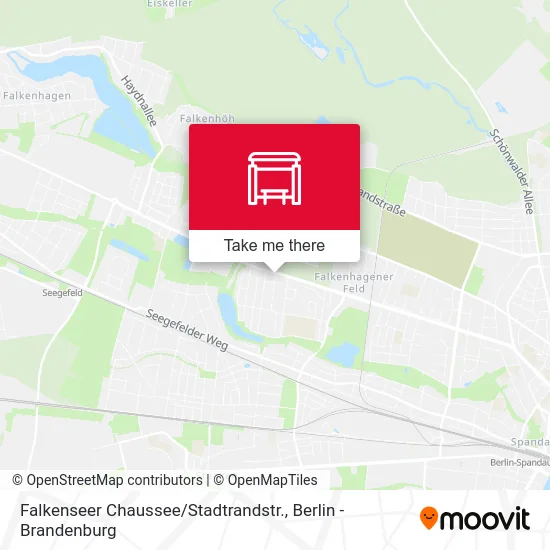 Falkenseer Chaussee / Stadtrandstr. map