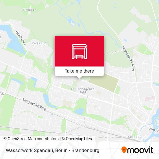 Wasserwerk Spandau map