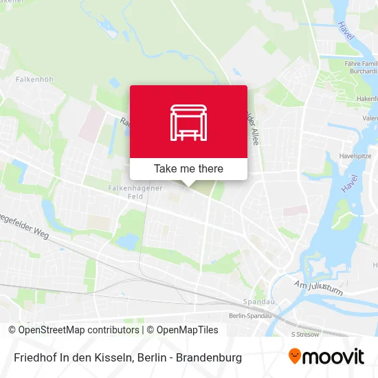 Friedhof In den Kisseln map