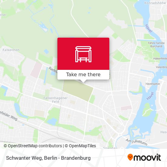 Schwanter Weg map