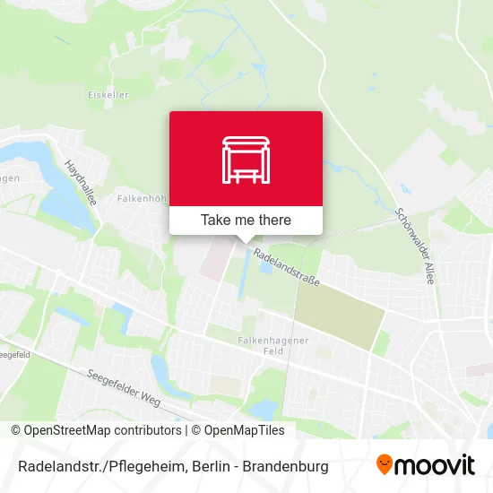 Radelandstr./Pflegeheim map