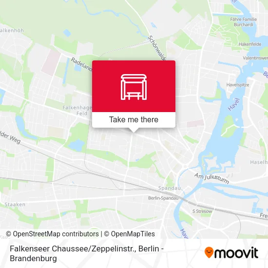 Карта Falkenseer Chaussee / Zeppelinstr.