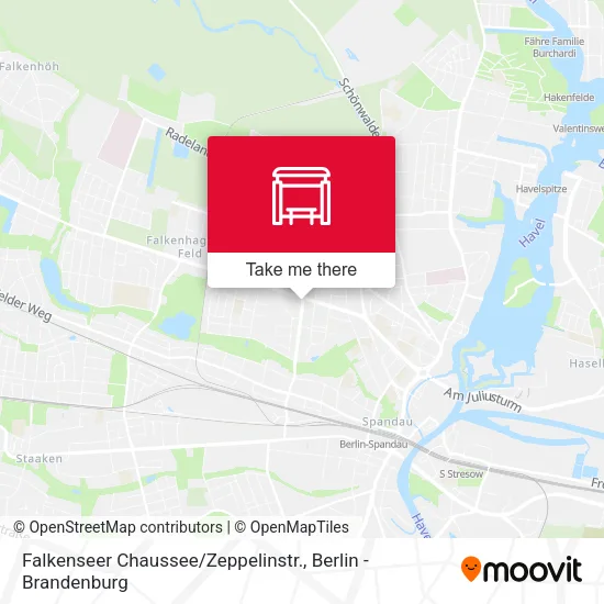 Карта Falkenseer Chaussee / Zeppelinstr.