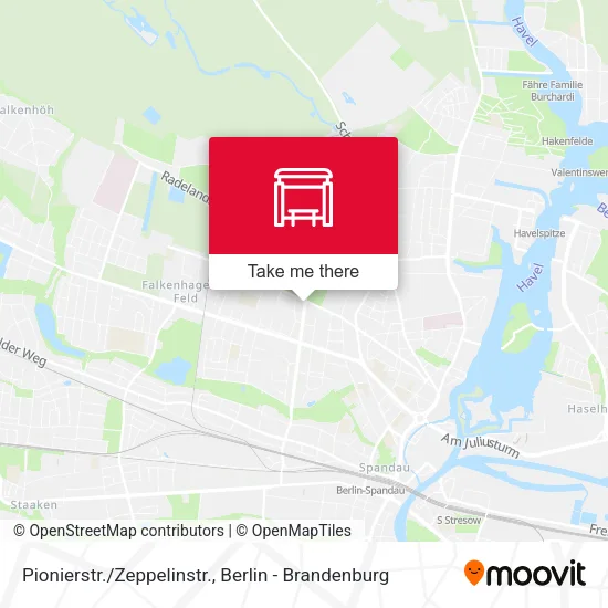 Карта Pionierstr./Zeppelinstr.