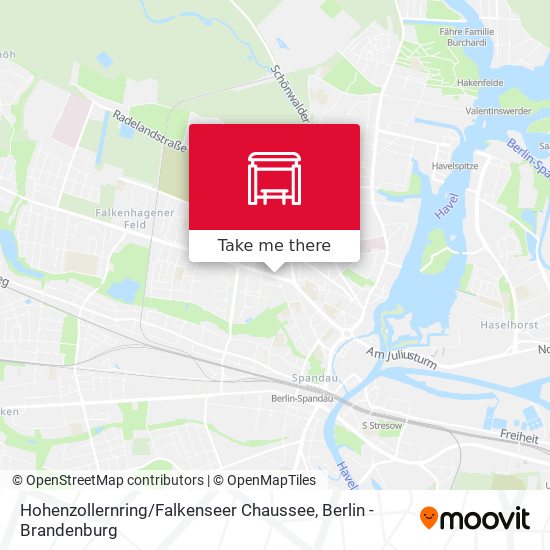 Hohenzollernring / Falkenseer Chaussee map