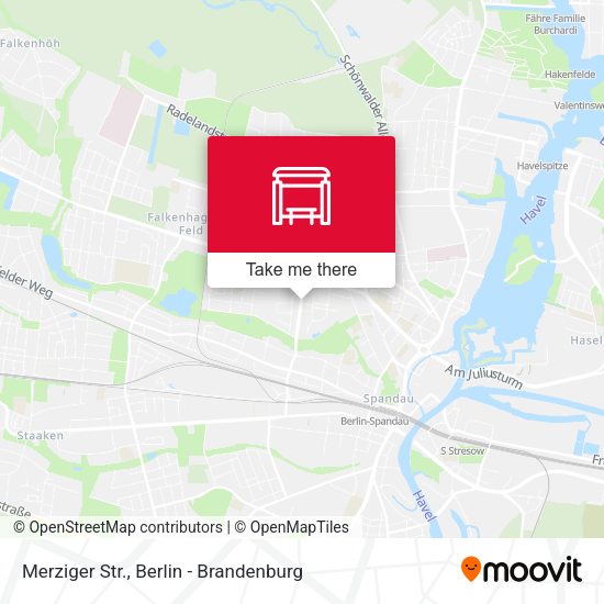 Карта Merziger Str.