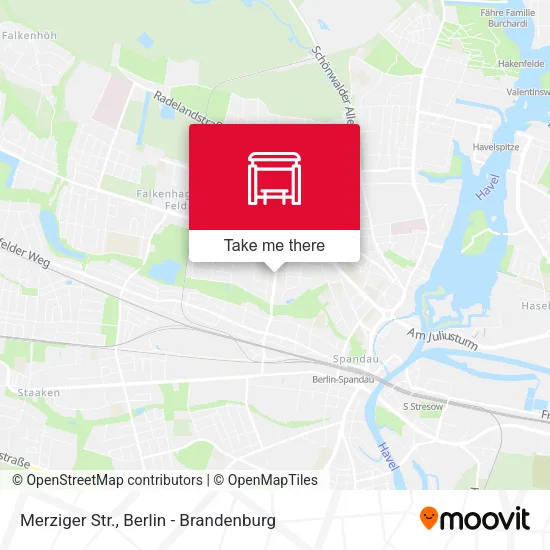 Карта Merziger Str.