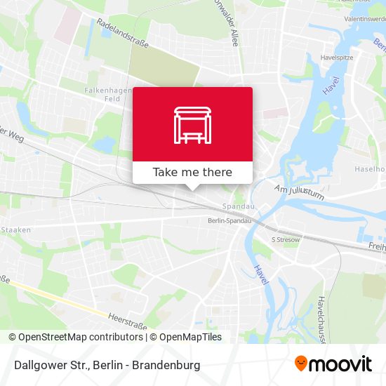 Dallgower Str. map