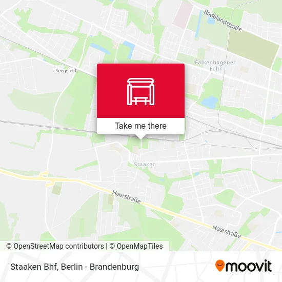 Staaken Bhf map