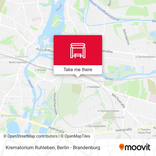 Krematorium Ruhleben map