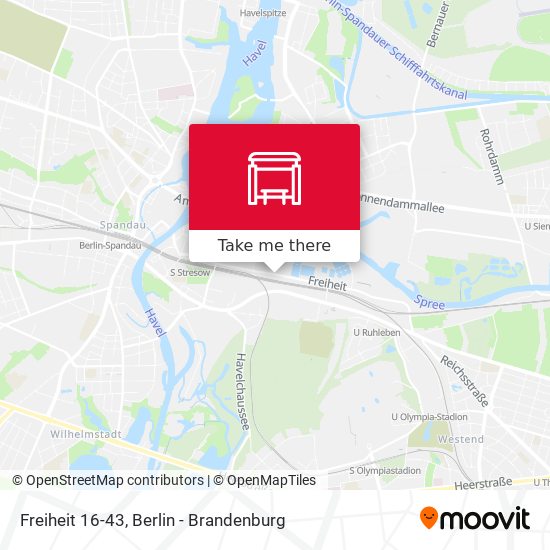 Freiheit 16-43 map