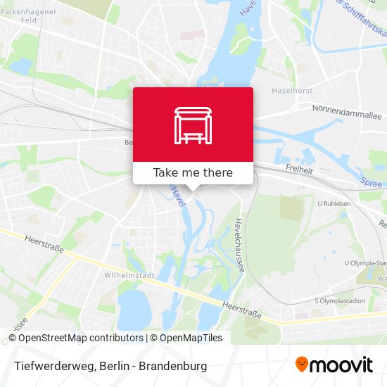 Tiefwerderweg map