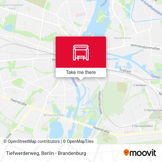Карта Tiefwerderweg