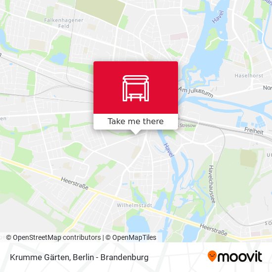 Krumme Gärten map