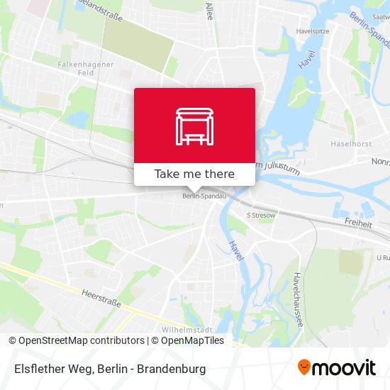 Elsflether Weg map