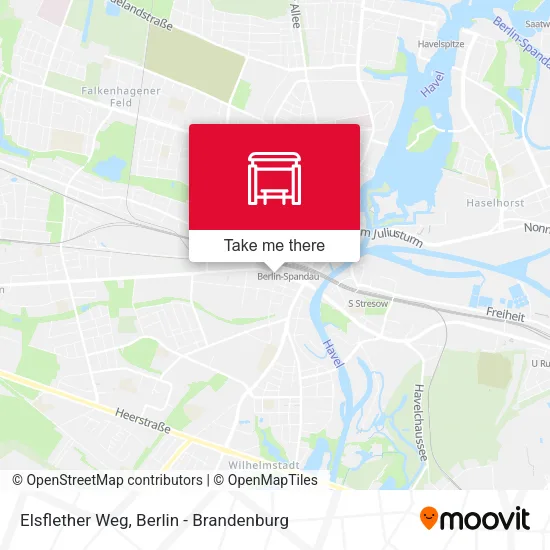 Карта Elsflether Weg