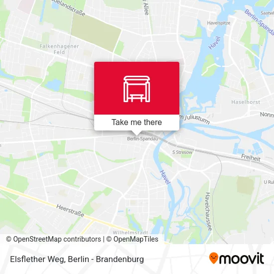Карта Elsflether Weg
