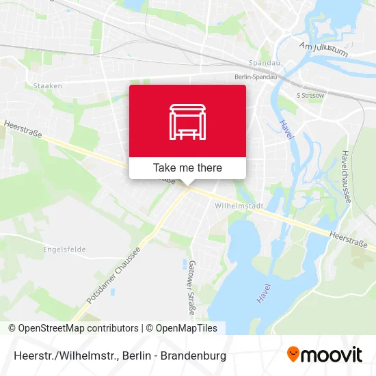 Карта Heerstr./Wilhelmstr.