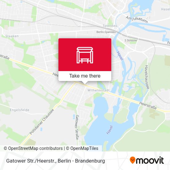 Карта Gatower Str./Heerstr.
