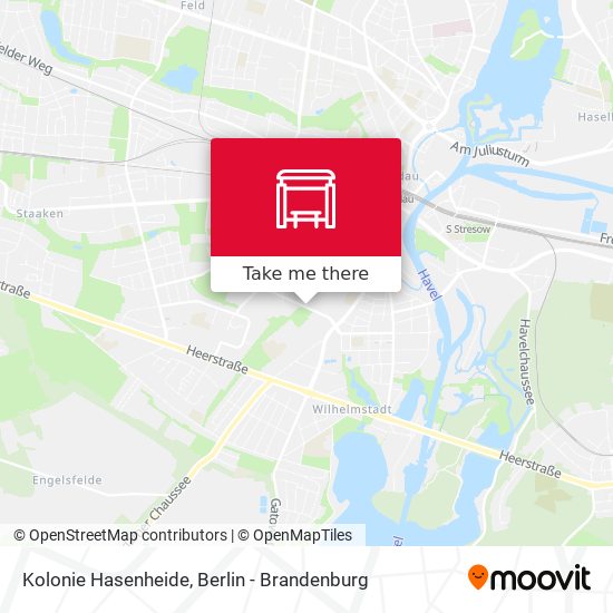 Kolonie Hasenheide map