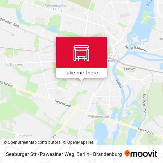 Seeburger Str./Päwesiner Weg map