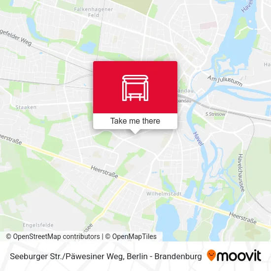 Карта Seeburger Str./Päwesiner Weg