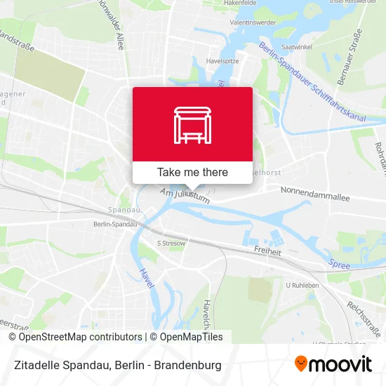 Zitadelle Spandau map