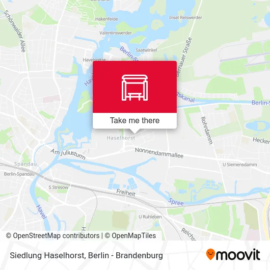 Siedlung Haselhorst map