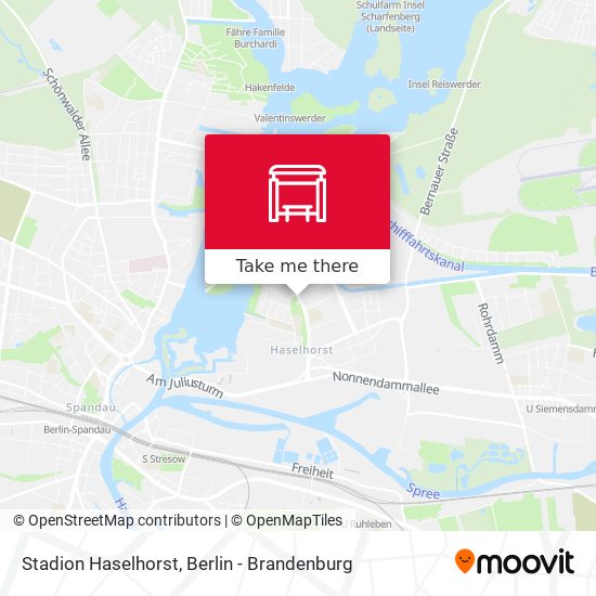 Stadion Haselhorst map