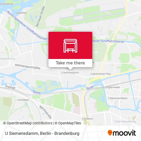 U Siemensdamm map