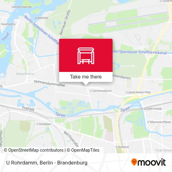 Карта U Rohrdamm