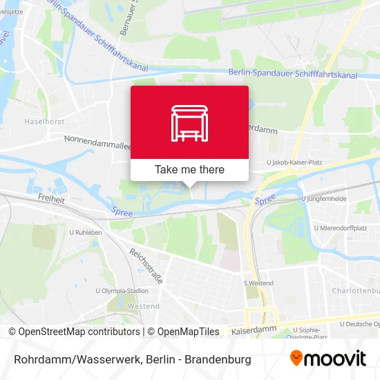 Rohrdamm/Wasserwerk map