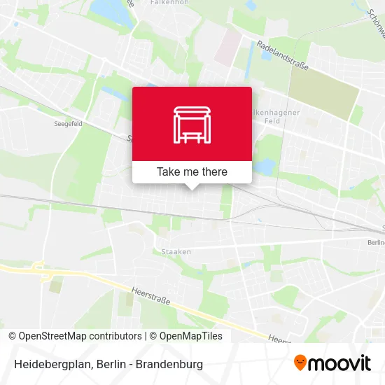 Карта Heidebergplan