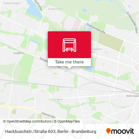 Hackbuschstr./Straße 603 map