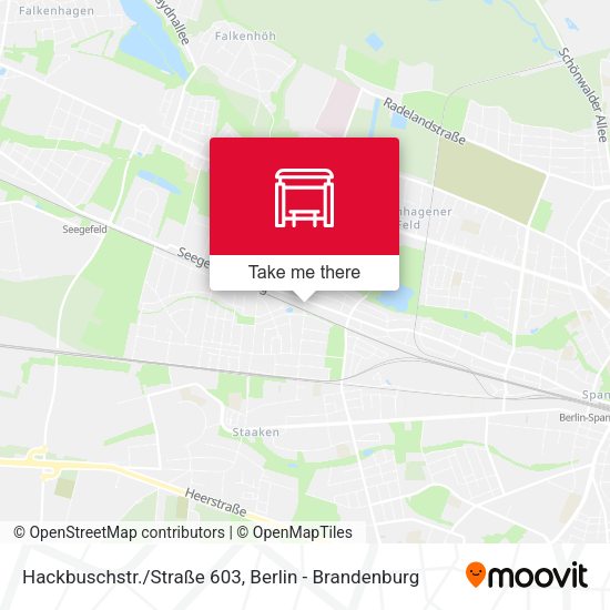 Карта Hackbuschstr./Straße 603
