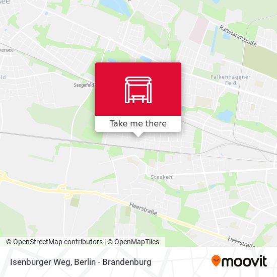 Isenburger Weg map