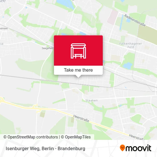 Isenburger Weg map