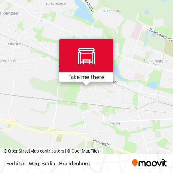 Ferbitzer Weg map