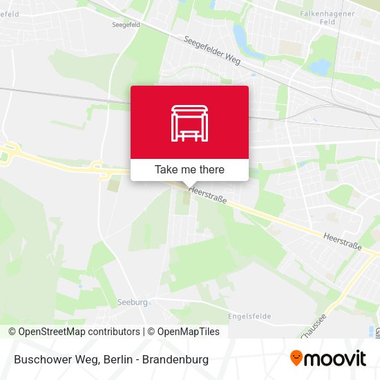 Карта Buschower Weg