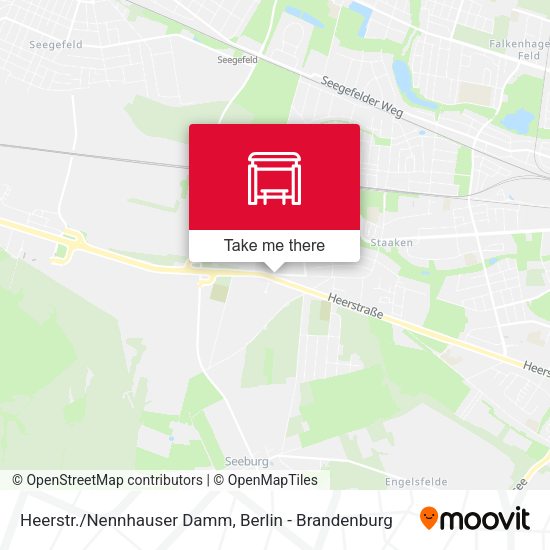 Карта Heerstr./Nennhauser Damm