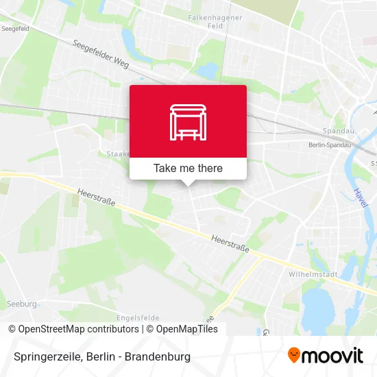 Карта Springerzeile