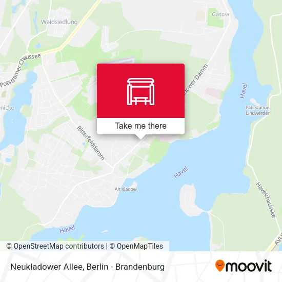 Карта Neukladower Allee