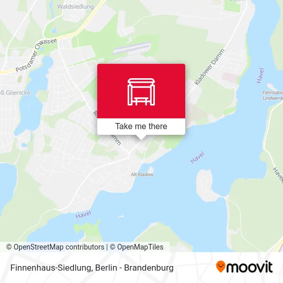 Finnenhaus-Siedlung map