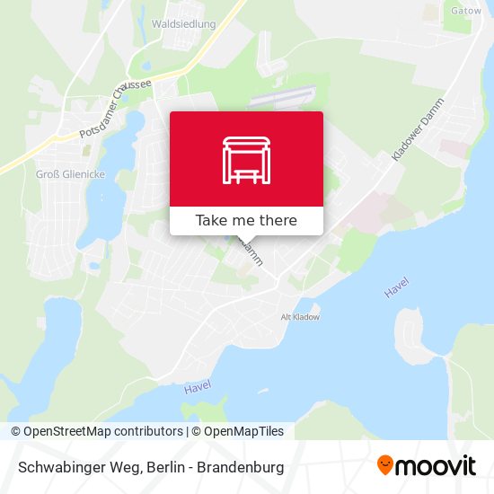 Schwabinger Weg map