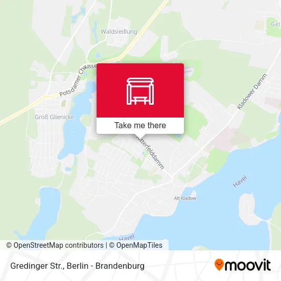 Карта Gredinger Str.