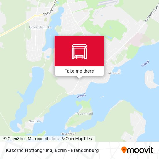 Kaserne Hottengrund map