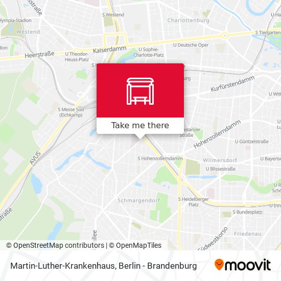 Martin-Luther-Krankenhaus map
