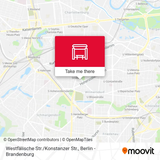 Карта Westfälische Str. / Konstanzer Str.