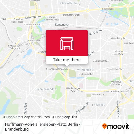 Hoffmann-Von-Fallersleben-Platz map